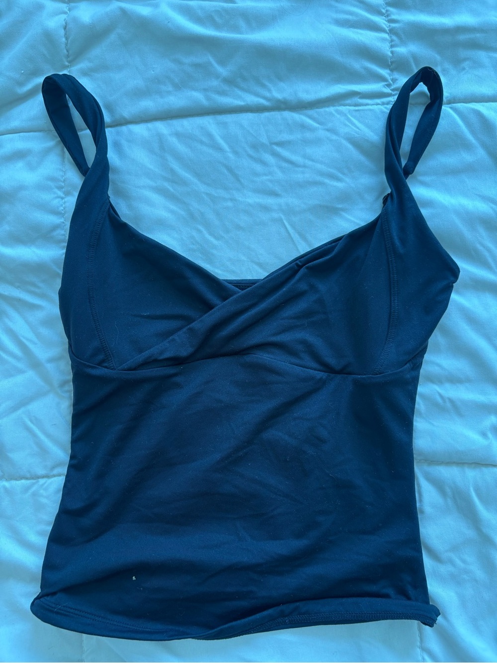 Women's Black Spaghetti Strap Tank Top